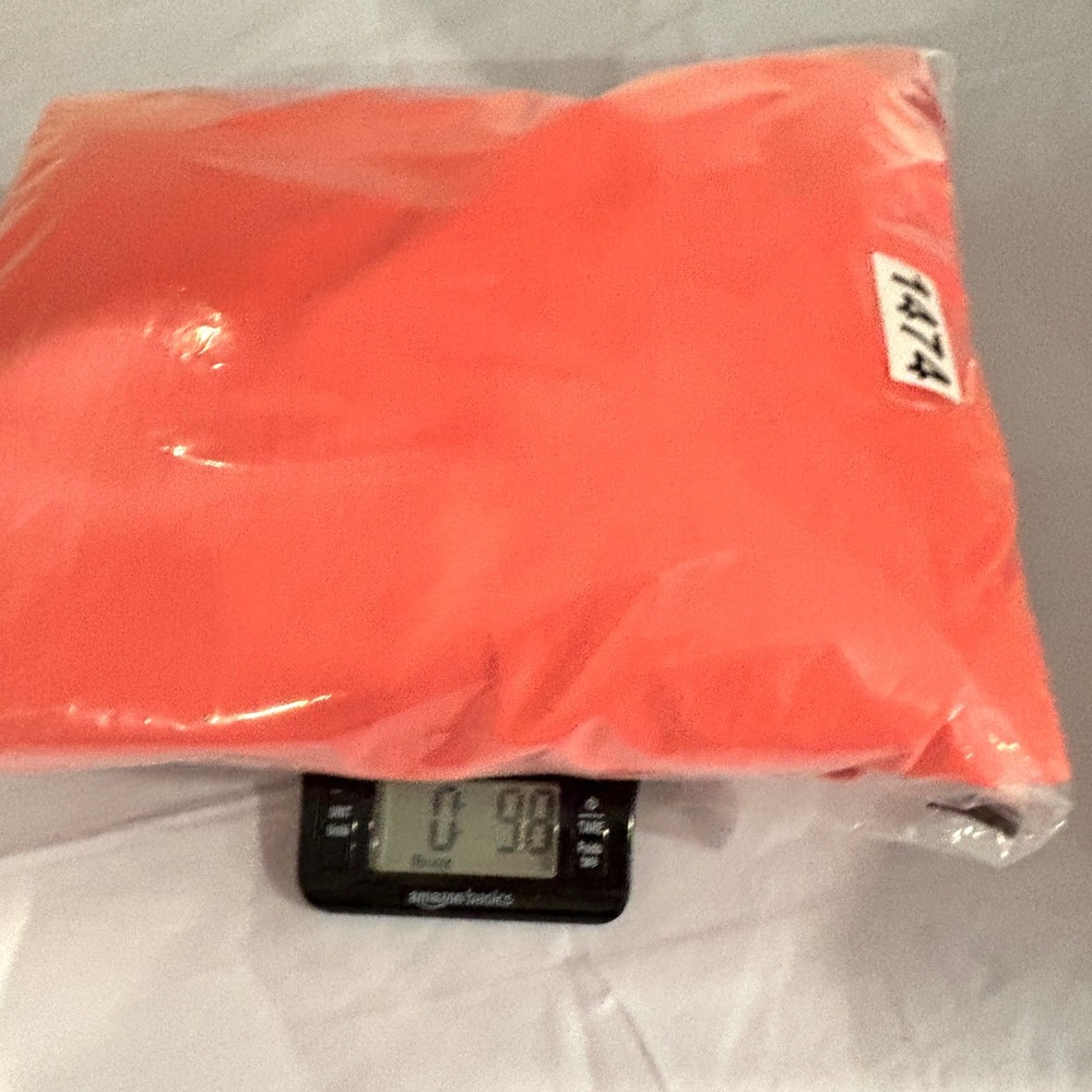 Marine Layer Emery Poplin Midi Dress Puff Sleeve Smocked Coral Pima Cotton Med - Picture 15 of 15